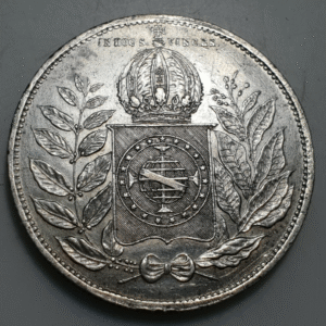 BRASIL BRAZIL PEDRO II 2000 REIS 1851 EBC/EBC+