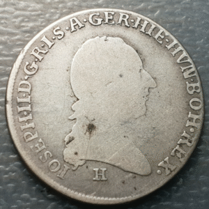 AUSTRIA JOSEPH II 1/4 LOWENTALER 1788 H GUNZBURG ESCASA