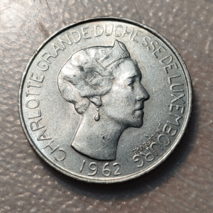 LUXEMBURGO LUXEMBOURG 5 FRANCOS 5 FRANCS 1962 EBC+