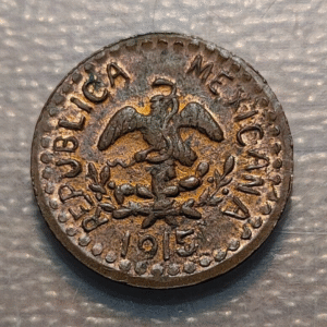 MEXICO PUEBLO Y OCAMPO 2 CENTAVOS 1915 EBC/EBC+