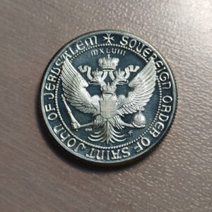 ORDEN DE MALTA ORDER OF MALTA 1 ZECCHINO 1965 SIEGE OF MALTA 1565 SC UNC