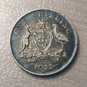 AUSTRALIA 1 SHILLING 1917 M KM 26