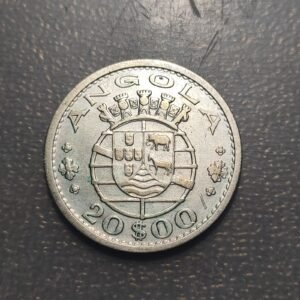 ANGOLA 20 ESCUDOS 1955 KM 74 MBC