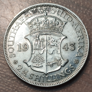 SUDAFRICA SOUTH AFRICA 2 1/2 SHILLINGS 1943