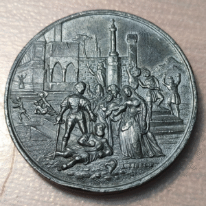 ITALIA SICILIA MEDALLA 1882 VI CENTENARIO VESPRI SICILIANI VISPERAS SICILIANAS