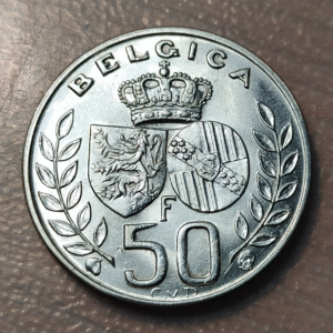 BELGICA BELGIUM 50 FRANCS 50 FRANCOS 1960