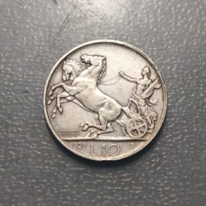 ITALIA REINO VITTORIO EMANUELE III 10 LIRE 10 LIRAS 1929 * MBC-