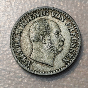 ALEMANIA GERMANY PRUSSIA PRUSIA 1 SILBER GROSCHEN 1870 B KM 485 EBC+