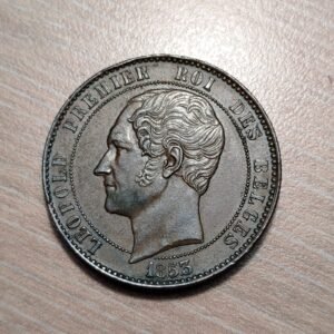 BELGICA BELGIUM LEOPOLD I 10 CENTIMES 1853 EBC