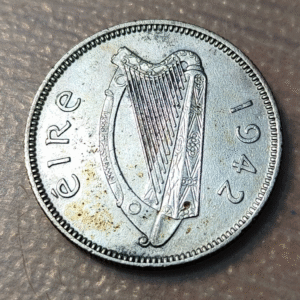 IRLANDA IRELAND 1 SHILLING 1942 MBC+