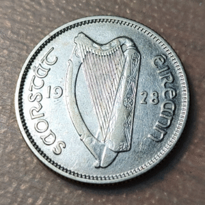 IRLANDA IRELAND 1 SHILLING 1928 EBC-