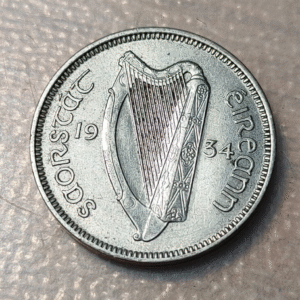 IRLANDA IRELAND 6 PENCE 1934 EBC