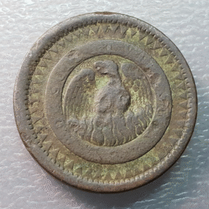 ARGENTINA BANCO NACIONAL BUENOS AIRES 20 DECIMOS DE REAL 1827