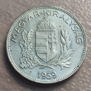HUNGRIA HUNGARY 1 PENGO 1939 BP EBC+