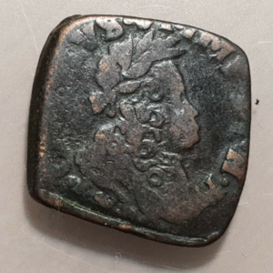 IMPERIO ESPAÑOL CARLOS VI AUSTRIA CARLOS III PRETENDIENTE ESP QUATTRINO 1728-36