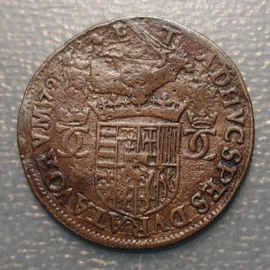 IMPERIO ESPAÑOL PAISES BAJOS ESPAÑOLES CARLOS II JETON 1679 (79)