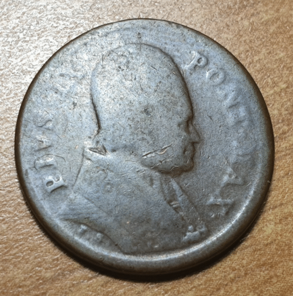 MEDALLA RELIGIOSA PONTIFICIO PAPA PIO IX 20 mm