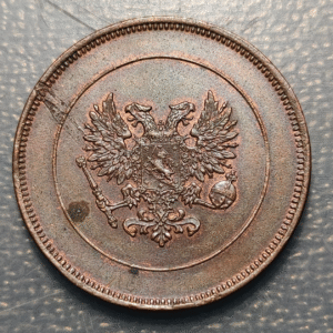 FINLANDIA FINLAND 10 PENNIA 1917 EBC-/EBC