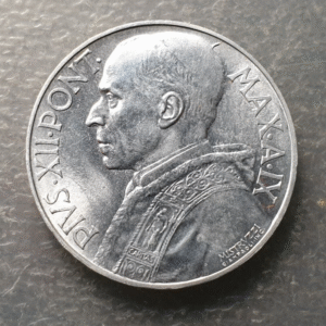 VATICANO PIO XII 10 LIRE 10 LIRAS 1947 SC-/SC