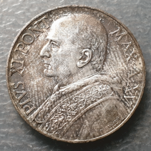 VATICANO PIO XI 10 LIRE 10 LIRAS 1936 SC-