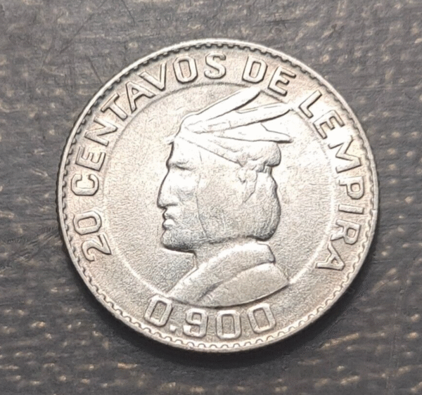 HONDURAS 20 CENTAVOS 1952 EBC/EBC+