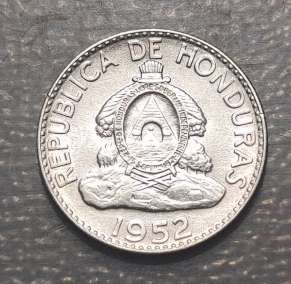 HONDURAS 20 CENTAVOS 1952 EBC/EBC+ - Imagen 2