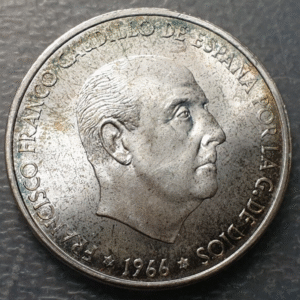 ESPAÑA ESTADO ESPAÑOL 100 PESETAS 1966 (19-67) SC UNC