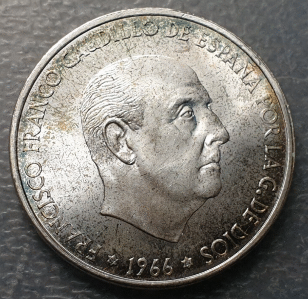 ESPAÑA ESTADO ESPAÑOL 100 PESETAS 1966 (19-67) SC UNC