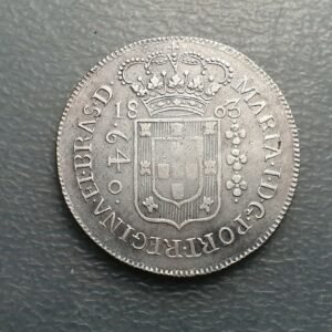 BRAZIL BRASIL PORTUGUESE MARIA I 640 REIS 1803 B SCARCE