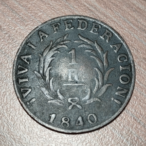 ARGENTINA BUENOS AIRES 1 REAL 1840 KM 7 MBC