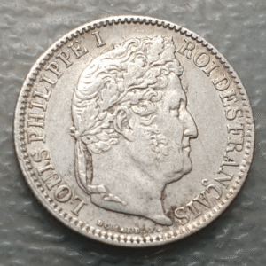 FRANCIA FRANCE LUIS FELIPE I LOUIS PHILIPPE I 50 CENTIMES 1847 A EBC