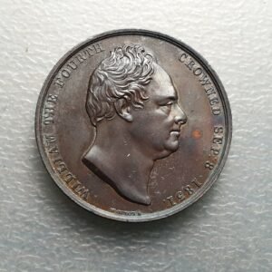 GREAT BRITAIN WILLIAM IV & ADELAIDE BRONZE CORONATION MEDAL 1831 33 mm