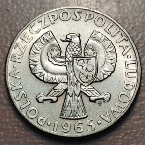 POLONIA POLAND 10 ZLOTYCH 10 ZLOTY 10 ZLOTE 1965 PRUEBA PROBA PATTERN SC UNC