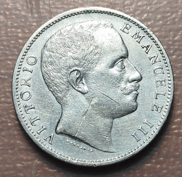 ITALIA REINO VITTORIO EMANUELE III 2 LIRAS 2 LIRE 1905 - Imagen 2