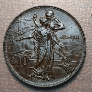 ITALIA REINO VITTORIO EMANUELE III 10 CENTESIMI 1911 EBC+
