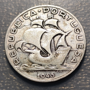 PORTUGAL 5 ESCUDOS 1946