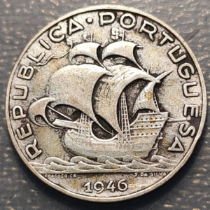 PORTUGAL 5 ESCUDOS 1946