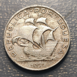 PORTUGAL 5 ESCUDOS 1933