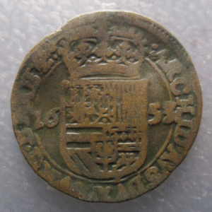 IMPERIO ESPAÑOL BRABANTE FELIPE IV LIARD 1653