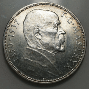 CHECHOSLOVAQUIA CZECHOSLOVAKIA 20 KORUN 20 CORONAS 1937 EBC/EBC+