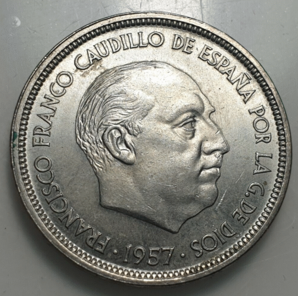 ESTADO ESPAÑOL 50 PESETAS 1957 (58) SC-/SC - Imagen 2