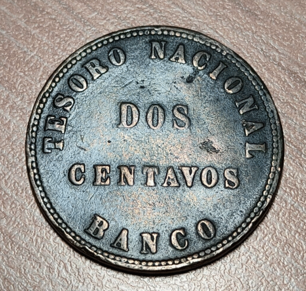 ARGENTINA CONFEDERACIÓN 2 CENTAVOS 1854 KM 24 MBC - Imagen 2