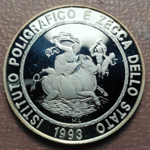 ITALIA ITALY 5 ECU 1993