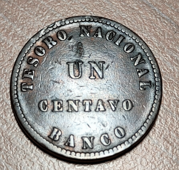 ARGENTINA CONFEDERACIÓN 1 CENTAVO 1854 KM 23 MBC+ - Imagen 2