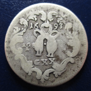 IMPERIO ESPAÑOL NAPOLES CARLOS II TARI 1693