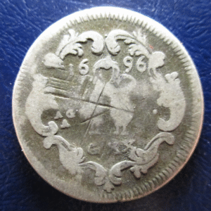 IMPERIO ESPAÑOL NAPOLES CARLOS II TARI 1696