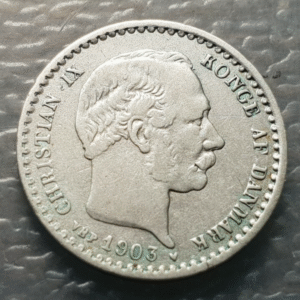 DINAMARCA DENMARK CHRISTIAN IX 10 ORE 1903