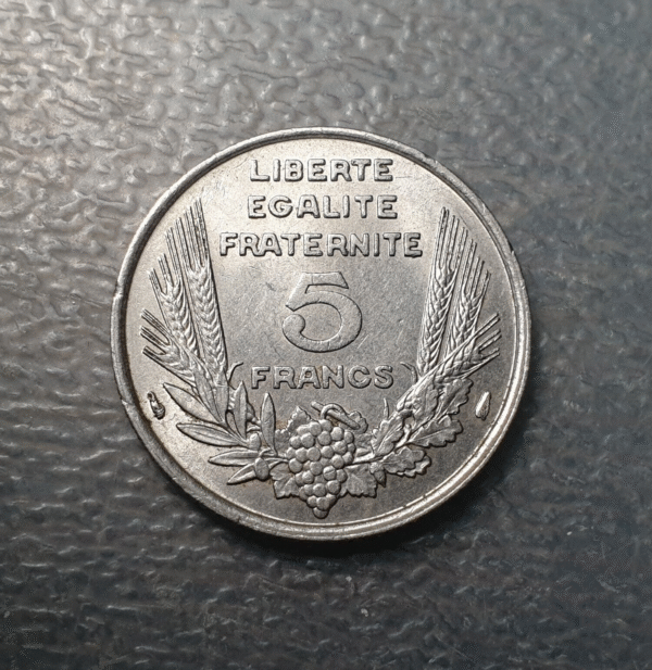 FRANCIA FRANCE 5 FRANCS 5 FRANCOS 1933 EBC
