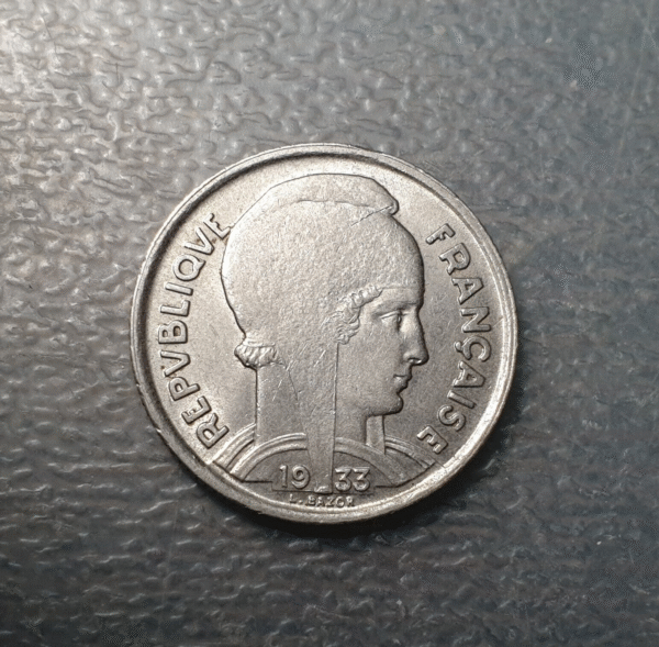 FRANCIA FRANCE 5 FRANCS 5 FRANCOS 1933 EBC - Imagen 2
