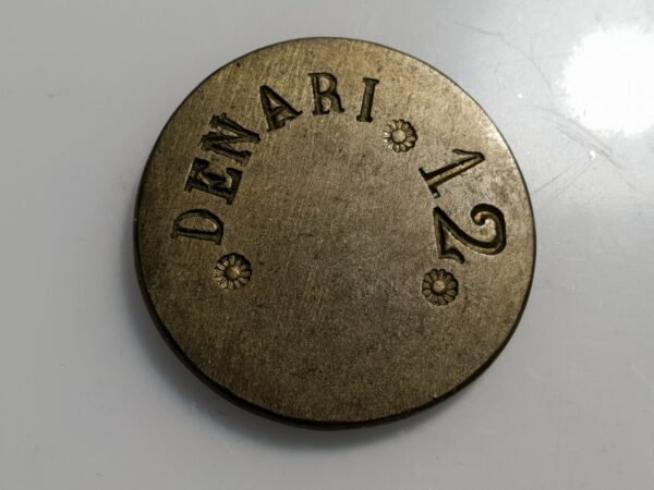 TOSCANA O ESTADOS PAPALES PONDERAL COIN WEIGHT 12 DENARI 14,11 g